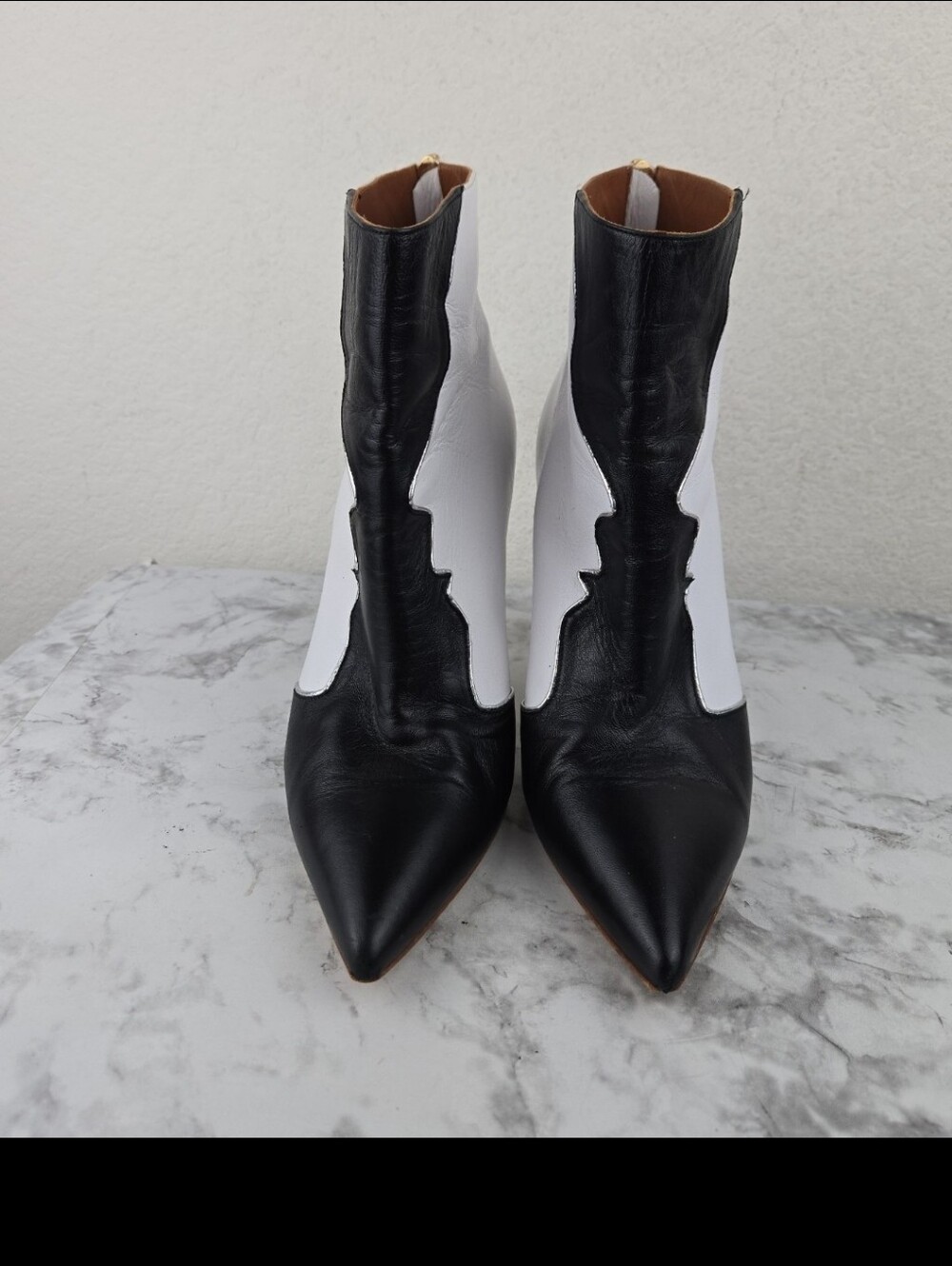 Malone Souliers Ankle Booties Artistic Design. View 4